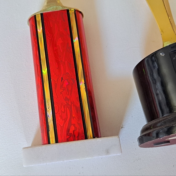 Gold and Red Star Trophy Set Of 3 - Picture 7 of 13